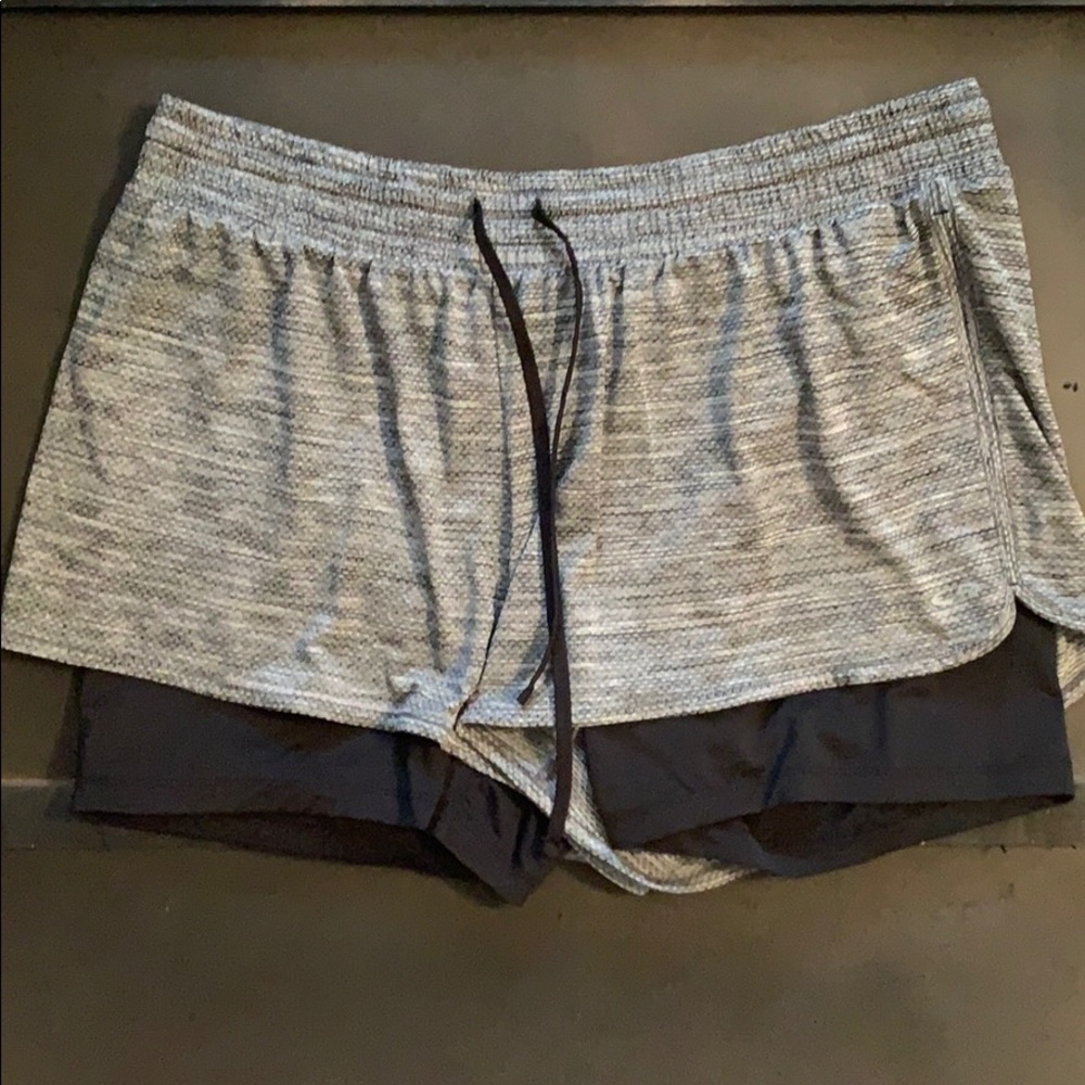 Lined gym shorts